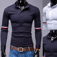 Polo Homme manches longues Classic Style...